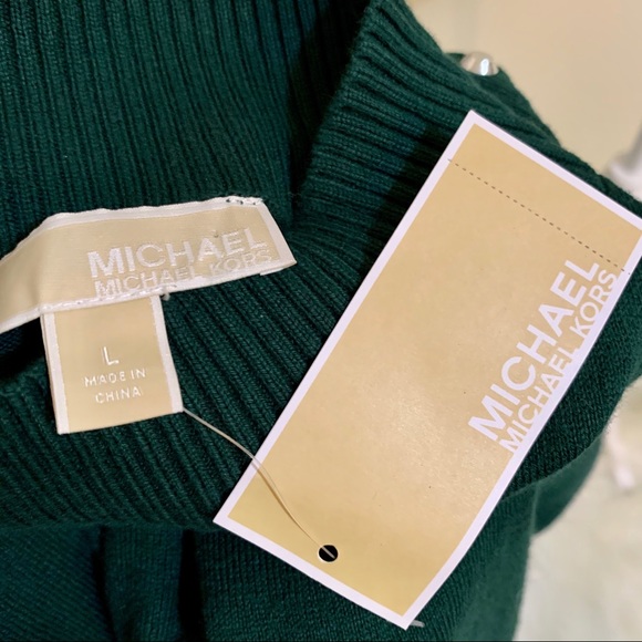 Michael Kors Silver Studded Cold Shoulder Top - Picture 7 of 8